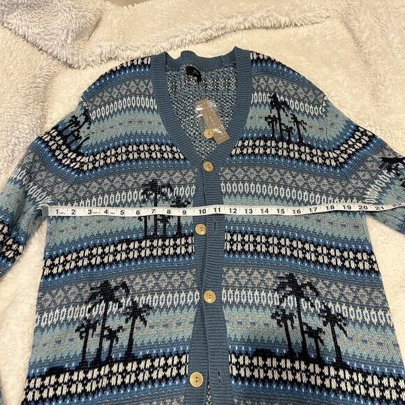 NWT J Crew Women’s Open Front Knit Crochet Cardigan 50% Linen 50% Cotton Size M - Picture 4 of 7